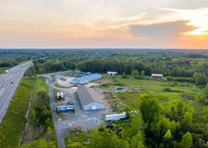 Aerial with Highway